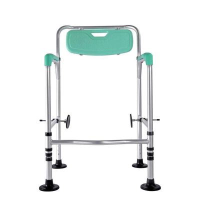 Foldaway Toilet Surround, Bathroom Non Slip Toilet Grab Bars with Backrest and Armrest Toilet Safety Frame for Eldery, Handicapped, and Disabled Aid ALGFree (Color : Green)