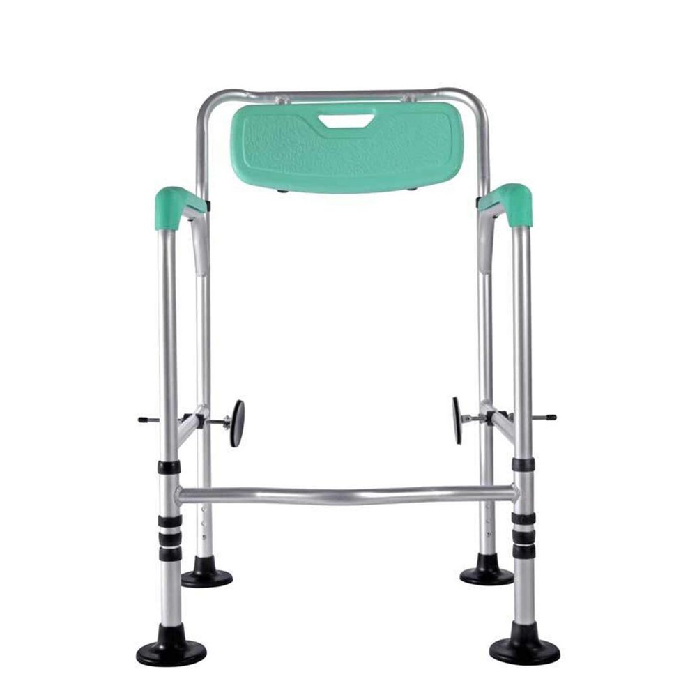Foldaway Toilet Surround, Bathroom Non Slip Toilet Grab Bars with Backrest and Armrest Toilet Safety Frame for Eldery, Handicapped, and Disabled Aid ALGFree (Color : Green)