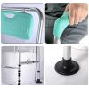 Foldaway Toilet Surround, Bathroom Non Slip Toilet Grab Bars with Backrest and Armrest Toilet Safety Frame for Eldery, Handicapped, and Disabled Aid ALGFree (Color : Green) view 4