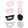 Hudson Baby baby girls Cotton Scratch Mitten Set Headband, Sunshine, 0-6 Months US view 1
