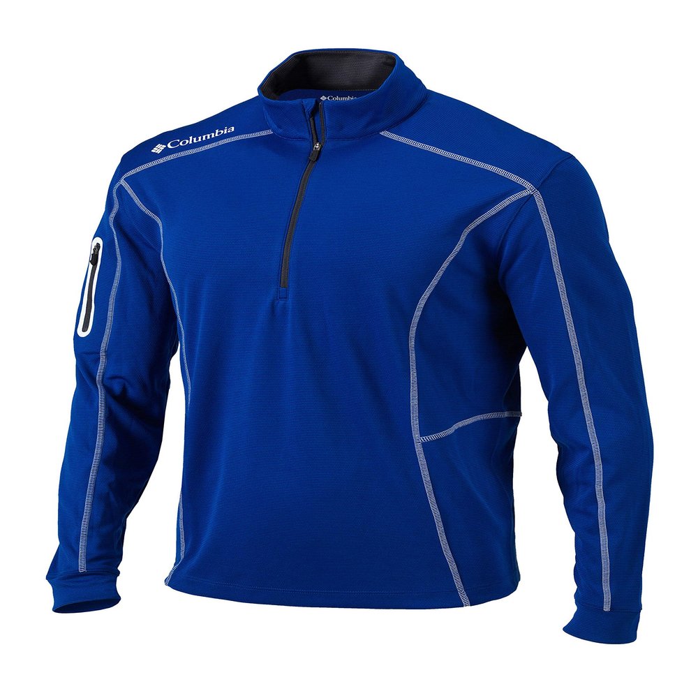 Columbia Youth Omni-Wick Shotgun 1/4 Zip Pullover (Youth X-Large, Azul)