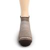 USA Made - No Show Tab Socks - Micro Weight Liner - Running Socks - Merino Wool - Mountain Heritage - Coffee - Small view 2