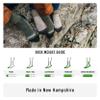 USA Made - No Show Tab Socks - Micro Weight Liner - Running Socks - Merino Wool - Mountain Heritage - Coffee - Small view 3