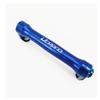 LITEPRO Eazy Wheels Extender + Wheels for BROMPTON Folding Bicycle in BLUE view 2