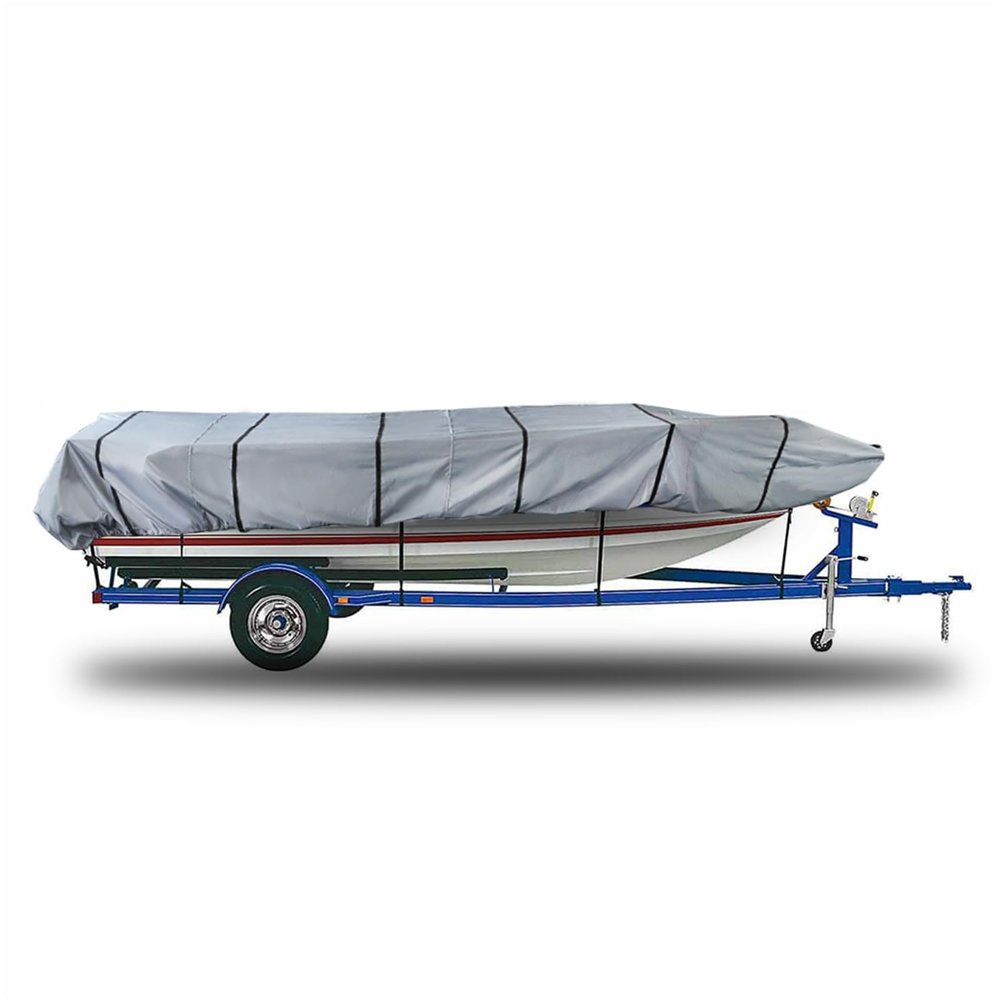 14ft Marine Grade Heavy Duty 600D Trailerable Boat Cover Replacement for Jon Boat Cover