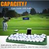 Golf Ball Box Showcase Holder, Golf Soft Tee Box with Mobile Phone Video Stand, Professional Practice Fields view 4