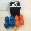 BuyBocceBalls Listing - (15 of 28) Unique Bocce Sets - 107mm with Orange and Blue Balls, Black Bag view 2