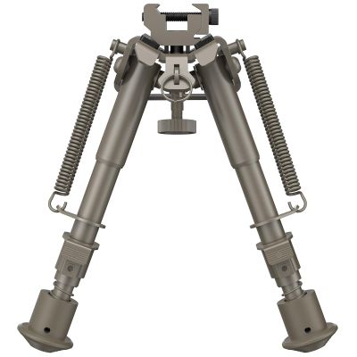 CVLIFE 6-9 Inches Picatinny Bipod Adjustable Spring Return with Picatinny Adapter (Flat Dark Earth, 6''-9'')