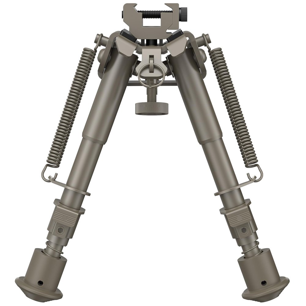 CVLIFE 6-9 Inches Picatinny Bipod Adjustable Spring Return with Picatinny Adapter (Flat Dark Earth, 6''-9'')