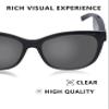 Acefrog AR Coated Polarized Replacement Lenses for Bose Tempo | Tenor | Alto S/M | Alto M/L | Rondo S/M | Soprano Sunglasses - Pitch Black view 3