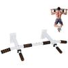 Indoor Pull Up Bar, Home Wall Punching Adult Men and Women Multi-Training Bar for Home Fitness Exercise Anti-Slip Comfort Sponge-White view 2