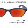 Acefrog AR Coated Polarized Replacement Lenses for Bose Tempo | Tenor | Alto S/M | Alto M/L | Rondo S/M | Soprano Sunglasses - Jaffa Orange view 3