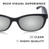 Acefrog AR Coated Polarized Replacement Lenses for Bose Tempo | Tenor | Alto S/M | Alto M/L | Rondo S/M | Soprano Sunglasses - Star Silver view 3