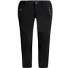 Camii Mia Women's Winter Warm Outdoor Slim Windproof Waterproof Ski Snow Fleece Hiking Pants (38W x 30L, Dark Black) view 1