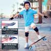 BELEEV 22 inch Skateboards for Kids, Cruiser Skateboard for Beginners Girls Boys Teens Adults, Mini Skateboards Classic Complete Skate Board with Skate T-Tool, Max Load 220 LBS (Galaxy Blue) view 4