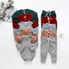 Ledy Champswiin Winter Newborn Baby Boy Girl Clothes Set Ribbed Outfits Unisex Infant Solid Long Sleeve Tops Pants 2PCS view 2