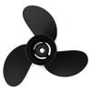 Yoofosun Dia. 8 1/2 Inch 3 Blade 8hp 9.8hp 12 Tooth RH Prop Aluminum Propeller for Tohatsu Nissan Outboard Motor 8 1/2x7 1/2 view 2