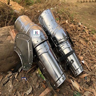 Medieval Leg Guards Leg Armor, Upper Leg- Knees and Greaves - Halloween