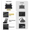 OneTigris SMG Magazine Pouch with Hook Backing Tactical Placard for MP5 MP7 Magazines with Elastic Retention Straps Black view 2