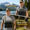 OneTigris SMG Magazine Pouch with Hook Backing Tactical Placard for MP5 MP7 Magazines with Elastic Retention Straps Black view 4