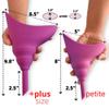CIRCE CARE SuAmiga Female Urination Device Collapsible Female Urinal with Waterproof Bag; Portable Reusable Urinal for Women to Pee Standing Up; Women Pee Funnel for Travel, Camping, Hiking, Outdoor view 3
