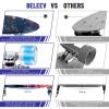 BELEEV 22 inch Skateboards for Kids, Cruiser Skateboard for Beginners Girls Boys Teens Adults, Mini Skateboards Classic Complete Skate Board with Skate T-Tool, Max Load 220 LBS (Purple Nebula) view 4