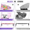 BELEEV 22 inch Skateboards for Kids, Cruiser Skateboard for Beginners Girls Boys Teens Adults, Mini Skateboards Classic Complete Skate Board with Skate T-Tool, Max Load 220 LBS (Pink) view 4