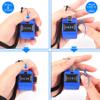FEBSNOW 2 Pack Hand Tally Counter 4 Digital Click Counter for Sport Row School Event (Red Blue) view 4