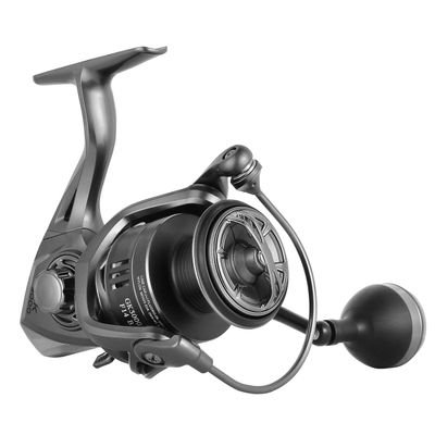 Rikimaru Spinning Fishing Reels 13+1BB Stainless Steel Alloy Material Ultra Smooth Powerful Light Weight GK Serie (Matte Black, GK-3000)