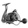 Rikimaru Spinning Fishing Reels 13+1BB Stainless Steel Alloy Material Ultra Smooth Powerful Light Weight GK Serie (Matte Black, GK-3000) view 1