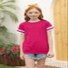 Ebifin Girls Casual Short/Long Sleeve T Shirts Kids Loose Soft Striped Color Block Tunic Tops, Tees Blouses Size 4-15 Years view 2
