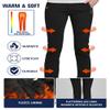 Camii Mia Women's Winter Warm Outdoor Slim Windproof Waterproof Ski Snow Fleece Hiking Pants (38W x 30L, Black) view 2