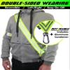 FREEMOVE Reflective SASH with 2 Reflective Arm Bands/Reflective Wristbands > Ultralight & Practical > Reflective Vest Gear for Your Visibility at Day & Night >for Dog Walking >for Women, Men, Kids view 2