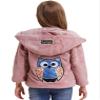 Freebily Children Girls Winter Hooded Coats Faux Fur Fleece Jacket Long Sleeve Cartoon Owl Warm Cardigan Overcoat Pink 12 Years view 4