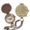 Be Strong and Courageous Compass with Scripture Joshua 1:9 Confirmation Gift Ideas, Baptism Gifts, Baptism Gift, Graduation Gift, Birthday, Confirmation Gift for Men Women Boys Girls view 1