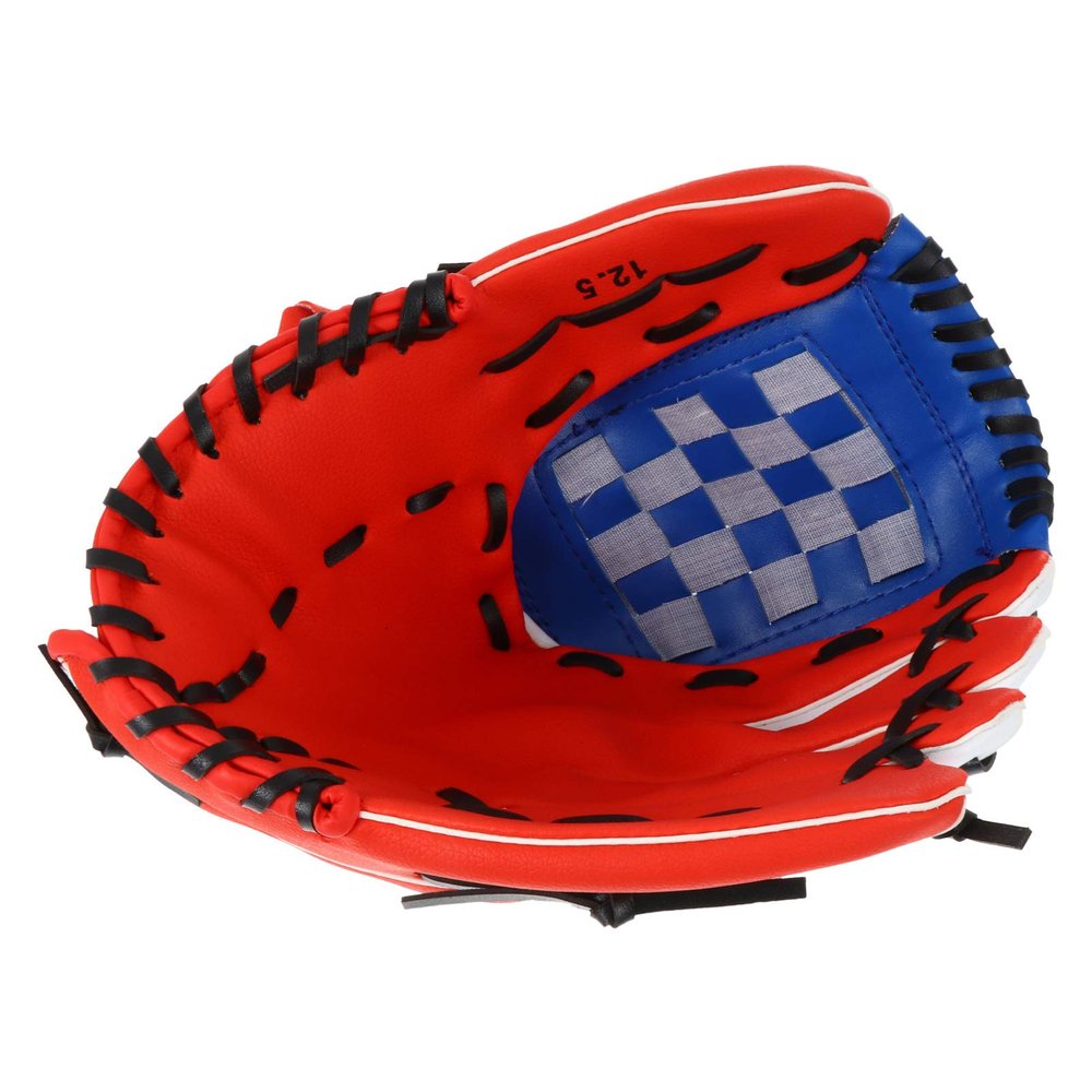 FAVOMOTO 1pc Pu Baseball Glove for Pitcher Training Protective Glove Easy to Wear for Beginners Baseball and Softball Cushioned Impact Design