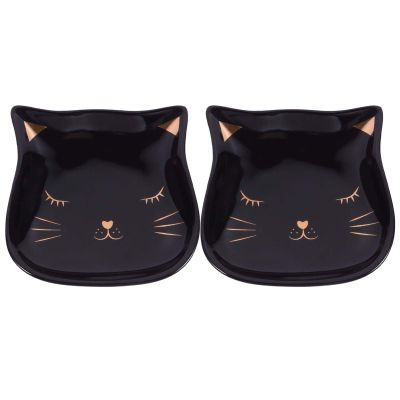 2pcs Japanese Jewelry Plates Ceramic Storage Trays for Necklaces Earrings and Food Stylish and Unique Design for Weddings Birthdays and Anniversaries