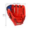 FAVOMOTO 1pc Pu Baseball Glove for Training Protective Softball Mitt Comfortable Shockproof -Sweat Pu Design for Youth Adult Batting Practice view 2