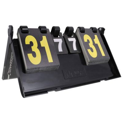 FAVOMOTO 1pc Player Sports Scoreboard Score Flipper for Basketball Volleyball Table Tennis Easy to Use Clean for Activities