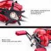 Baitcasting Reel, 18+1 Bearing 6 Gear Centrifugal Magnetic Dual Brake 7.2:1 Gear Ratio Casting Baitcasting Fishing Reel (Left Hand) view 3