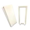 1 Qty - Ethereal-White 9" x 3.5" Rectangle 3D Suspension Jewelry Display Box - Freestanding - w/ 2-piece Packer Box included view 2