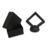 1 Qty - Midnight-Black 2.5" Polygon 3D Suspension Jewelry Display Box - Freestanding - w/ 2-piece Packer Box included view 2