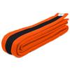 AAMA Color Belts with Black Stripe for Martial Arts - Taekwondo Karate Judo - Orange w/Black Size 6 view 1