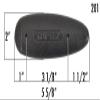 KICK-EEZ Sporting Clay Grind-to-Fit Recoil Pad - Screw-On Sorbothane Buttstock Pad for Shotguns & Rifles - Made in USA view 4