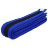 AAMA Color Belts with Black Stripe for Martial Arts - Taekwondo Karate Judo - Blue w/Black Size 3 view 1