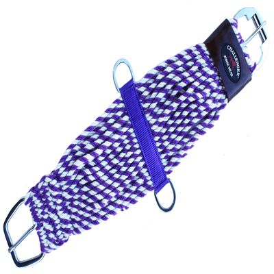 Horse 28" Western 27 Strand Double Weave Two-Tone Mohair Roper Cinch 97RT13-28