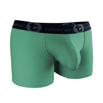 Wildmant Big Boy Pouch 5" Inseam Boxer Brief Green