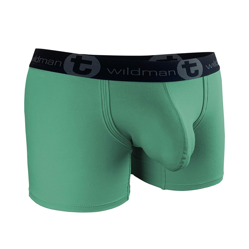 Wildmant Big Boy Pouch 5" Inseam Boxer Brief Green
