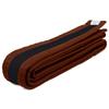 AAMA Color Belts with Black Stripe for Martial Arts - Taekwondo Karate Judo - Brown w/Black Size 4 view 1