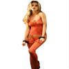 YELETE Killer Legs Women's Sensual Exotic King of Hearts Fishnet Body Stocking Lingerie Apparel view 2